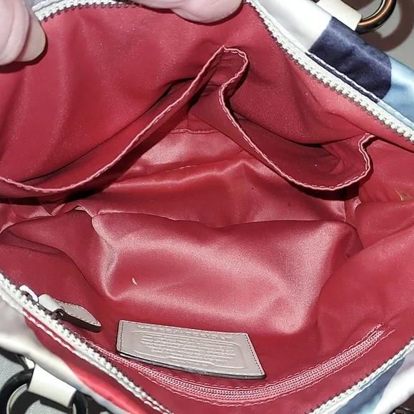 Coach Ashley Op Art Mini Tote Satchel Bag - Picture 10 of 12